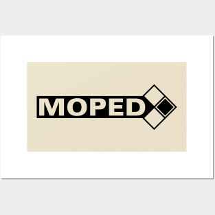 Moped Logo (black) Posters and Art